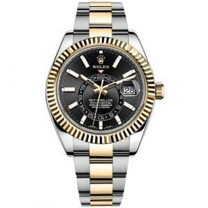 Rolex Sky-Dweller 326933 42mm Black Dial Watch