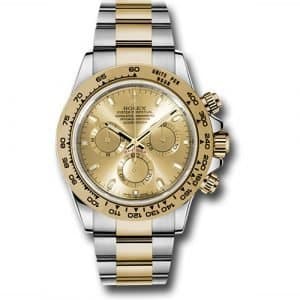Rolex Cosmograph Daytona Champagne Dial Stainless Steel And Gold 116503