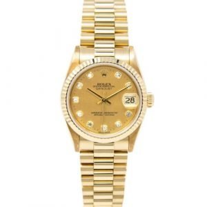 Rolex DATEJUST President 68278 Yellow Gold 31mm