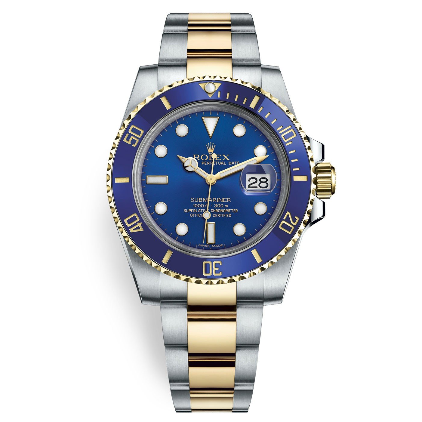 Rolex Submariner 116613LB Oyster Perpetual Date Mens Watch