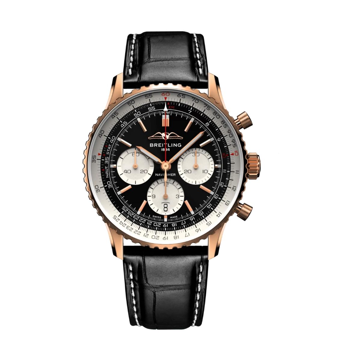 Breitling rb0121211c1p1 Navitimer 43 Chronograph