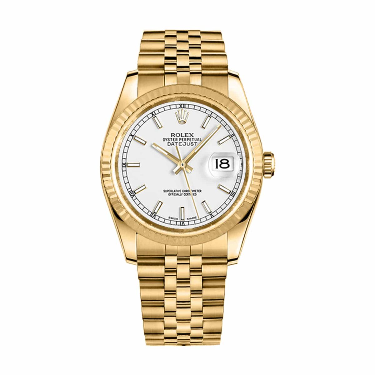 Rolex Datejust 116238-0072 White Dial