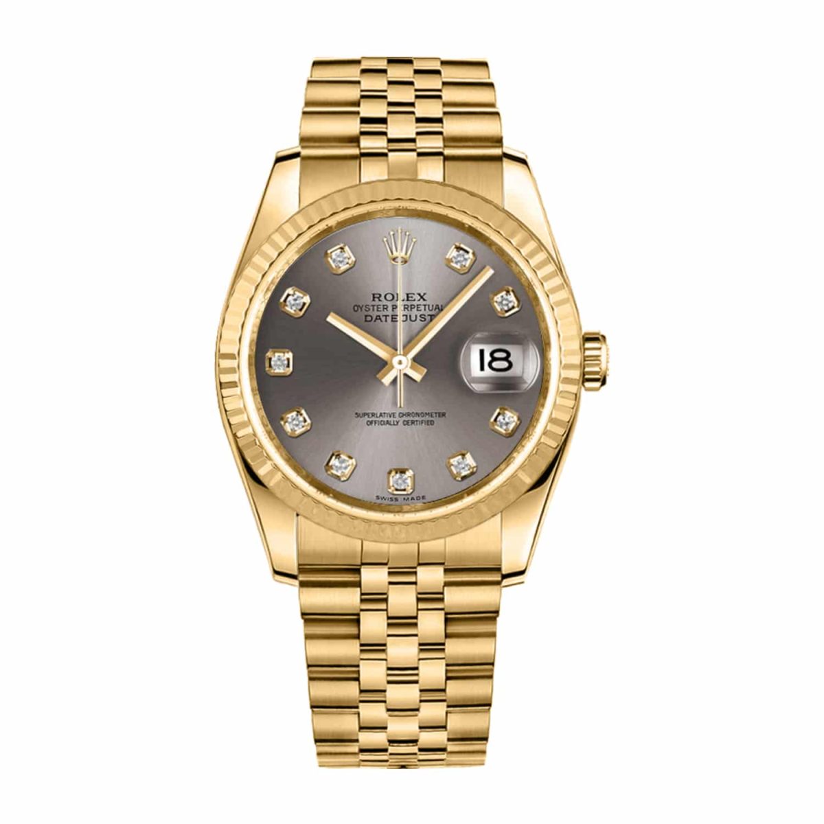Rolex Datejust 116238-0079 Steel Diamonds Dial