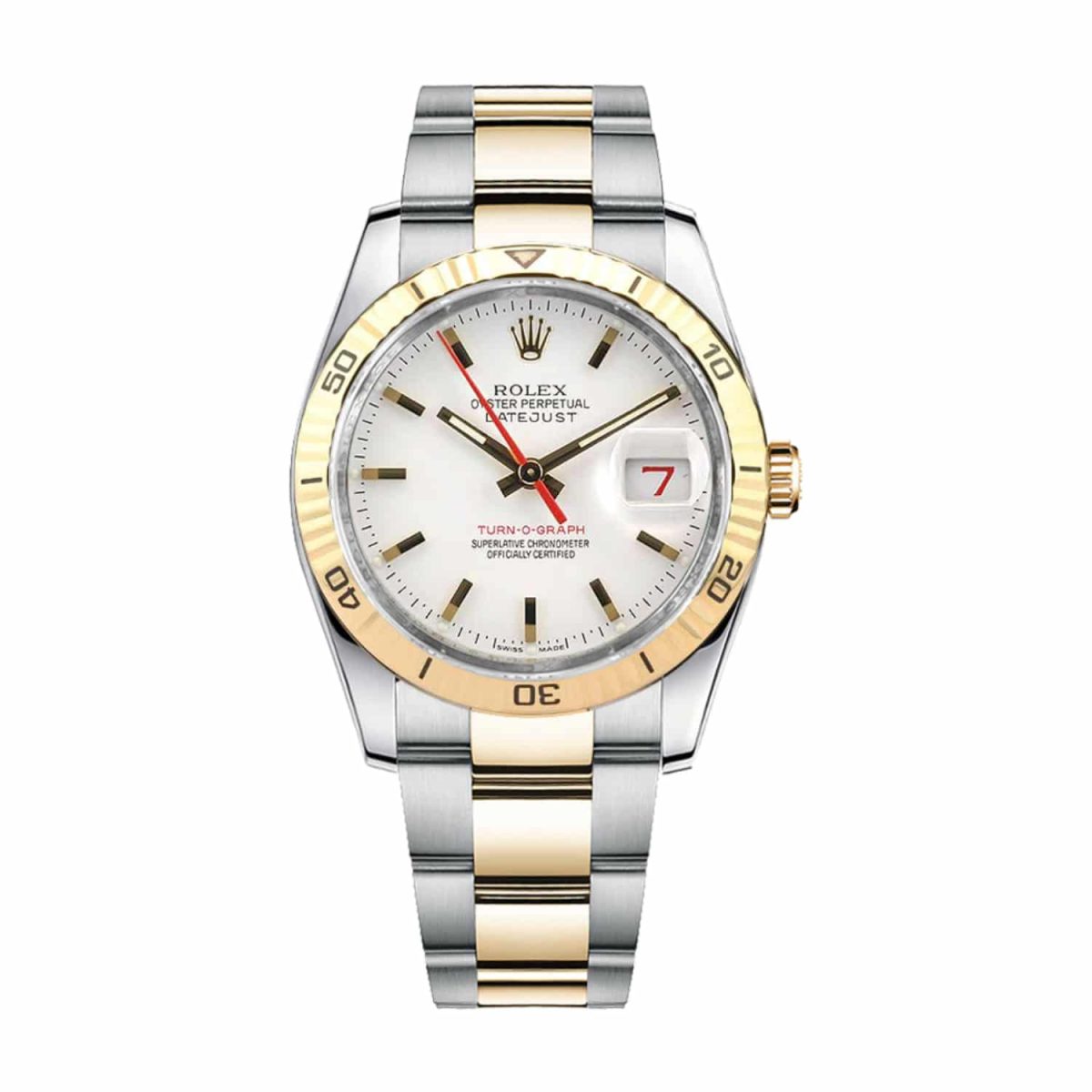 Rolex Datejust 116263 Two Tone White Dial