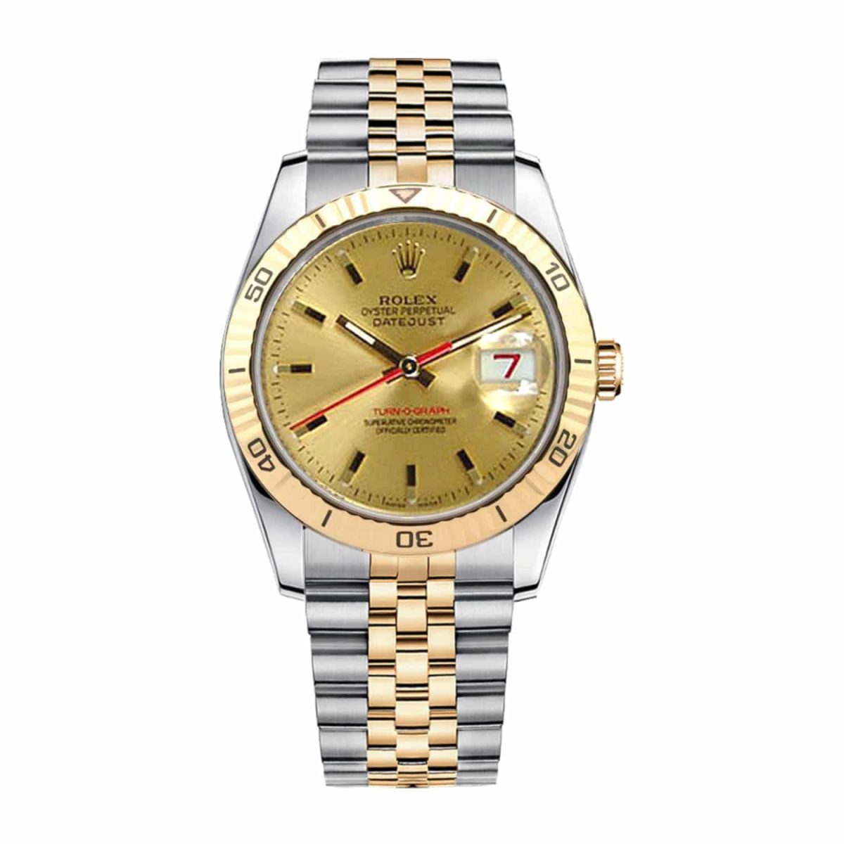 Rolex Datejust 116263 Champagne Dial Jubilee Bracelet
