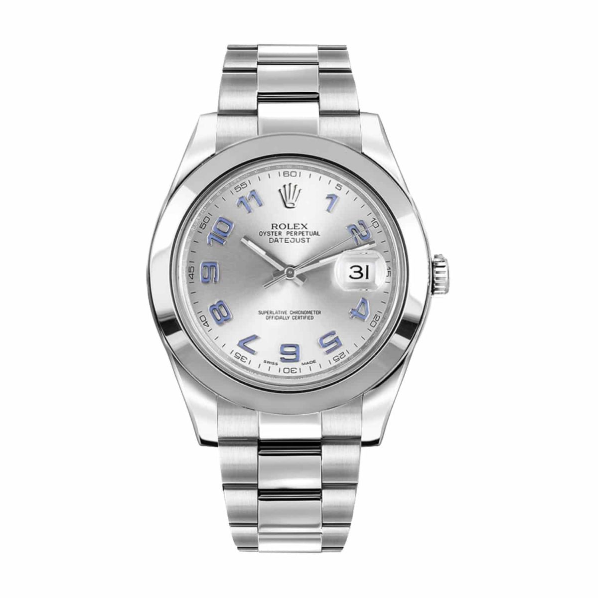 Rolex Datejust 116300-0448 Stainless Steel Silver Arabic Dial