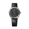 Rolex The Perpetual 1908 52509-0002 18kt White Gold Polished Finish Intense Black Dial Matt Black Leather Strap