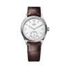 Rolex The Perpetual 1908 52509-0006 18kt White Gold Polished Finish White Dial Matt Brown Leather Strap