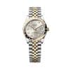 Rolex Datejust 278343rbr-0020 Oyster Yellow Gold and Diamonds Silver set with Diamonds Dial Jubilee Bracelet