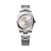 Rolex Oyster Perpetual 34 124200-0001 Silver Dial Oyster Bracelet