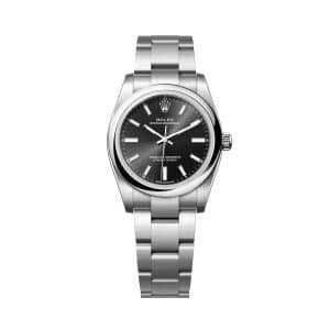 Rolex Oyster Perpetual 34 124200-0002 Black Dial Oyster Bracelet