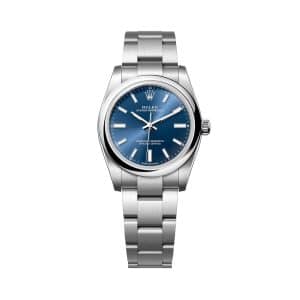 Rolex Oyster Perpetual 34 124200-0003 Silver Dial Oyster Bracelet