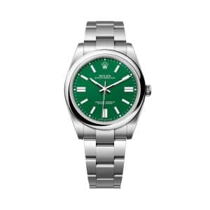 Rolex Oyster Perpetual 41124300-0005 Green Dial Oyster Bracelet