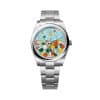 Rolex Oyster Perpetual 41124300-0008 Turquoise Blue Dial Oyster Bracelet