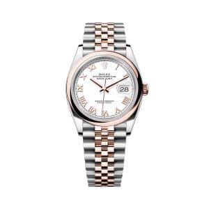 Rolex Datejust 36 126201-0015 White Dial Jubilee Bracelet