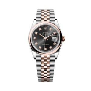 Rolex Datejust 36 126201-0019 Black Dial Jubilee Bracelet