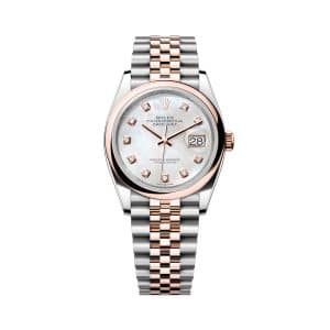 Rolex Datejust 36 126201-0021 Mother of Pearl Dial Jubilee Bracelet