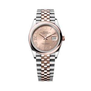 Rolex Datejust 36 126201-0027 Rose Dial Jubilee Bracelet