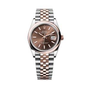 Rolex Datejust 36 126201-0043 Chocolate Dial Jubilee Bracelet