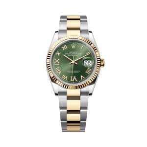 Rolex Datejust 36 126233-0026 Olive Green Dial Oyster Bracelet