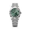 Rolex Datejust 36 126234-0051 Mint Green Dial Jubilee Bracelet