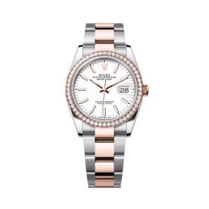 Rolex Datejust 36 126281rbr-0006 White Dial Oyster Bracelet