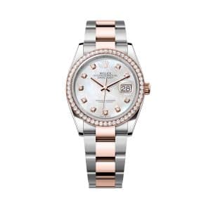Rolex Datejust 36 126281rbr-0010 Mother of Pearl Dial Oyster Bracelet