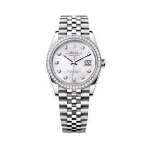 Rolex Datejust 36 126284rbr-0011 Mother of Pearl Dial Jubilee Bracelet