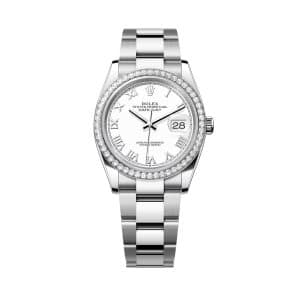 Rolex Datejust 36 126284rbr-0018 White Dial Oyster Bracelet