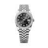 Rolex Datejust 36 126284rbr-0019 Black Dial Jubilee Bracelet