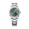 Rolex Datejust 36 126284rbr-0044 Mint Green Dial Oyster Bracelet