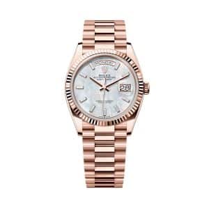 Rolex Day-Date 36 128235-0078 Mother of Pearl President Bracelet