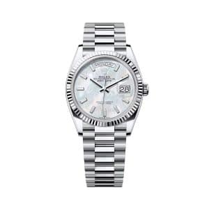 Rolex Day-Date 36 128236-0021 Mother of Pearl Dial President Bracelet