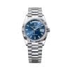 Rolex Day-Date 36 128236-0023 Blue Dial President Bracelet