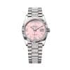 Rolex Day-Date 36 128239-0030 Pink Dial Diamond President Bracelet