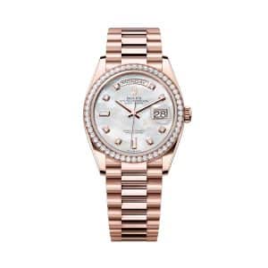 Rolex Day-Date 36 128345rbr-0028 Mother of Pearl President Bracelet