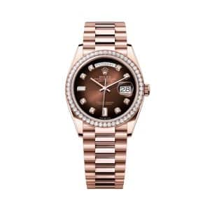 Rolex Day-Date 36 128345rbr-0040 Brown Dial President Bracelet