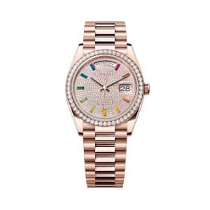 Rolex Day-Date 36 128345rbr-0042 Diamond Dial President Bracelet