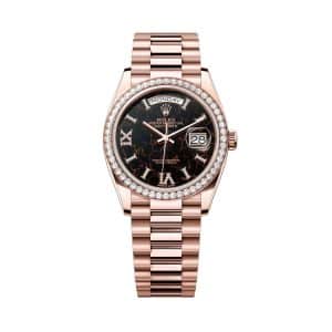 Rolex Day-Date 36 128345rbr-0044 Eisenkiesel Dial President Bracelet