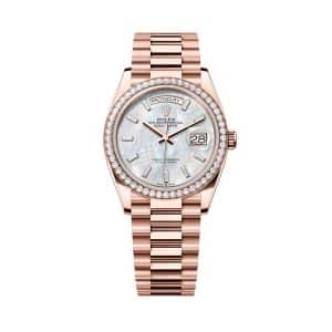 Rolex Day-Date 36 128345rbr-0077 Mother of Pearl Dial President Bracelet