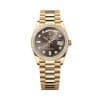 Rolex Day-Date 36 128348rbr-0005 Dark Grey Dial President Bracelet