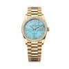 Rolex Day-Date 36 128348rbr-0037 Turquoise Dial President Bracelet
