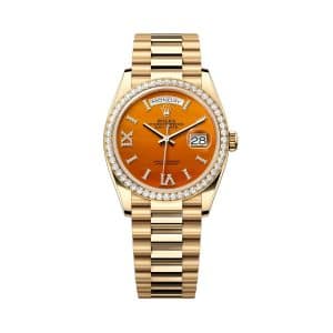 Rolex Day-Date 36 128348rbr-0049 Carnelian Dial President Dial