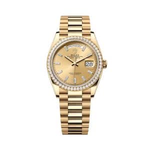 Rolex Day-Date 36 128348rbr-0080 Champagne Dial President Bracelet