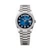 Rolex Day-Date 36 128349rbr-0010 Blue Dial President Bracelet
