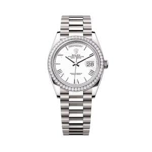 Rolex Day-Date 36 128349rbr-0043 White Dial President Dial