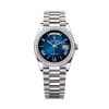 Rolex Day-Date 36 128349rbr-0047 Blue Dial President Bracelet