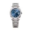 Rolex Day-Date 36 128349rbr-0051 Blue Dial President Bracelet