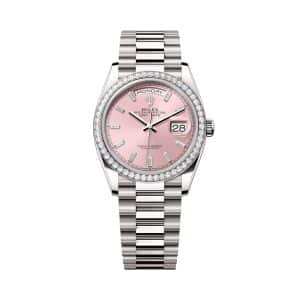 Rolex Day-Date 36 128349rbr-0053 Pink Dial President Bracelet