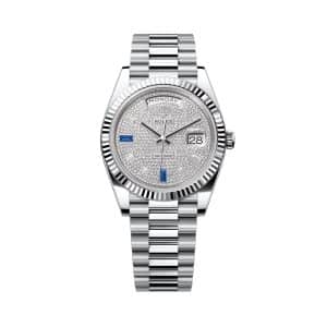 Rolex Day-Date 40 228236-0009 Diamond Dial President Bracelet